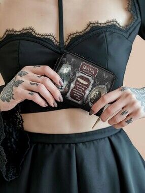 Lettoria Vegan Leather Dracula Mini Wallet